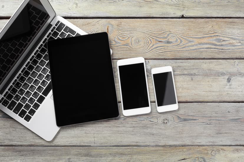 Stack of smartphones ready for trade-in